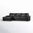 Jonie Genuine Leather 2-Piece Chaise Sectional-92300482-92300493