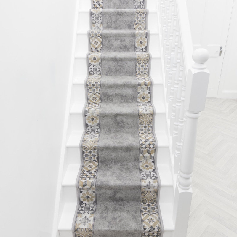 Stair Runner Vintage Look Area Rug, Runner 66 x 720 cm