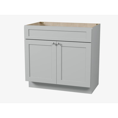 Base de meuble-lavabo en bois massif 36 po Disar