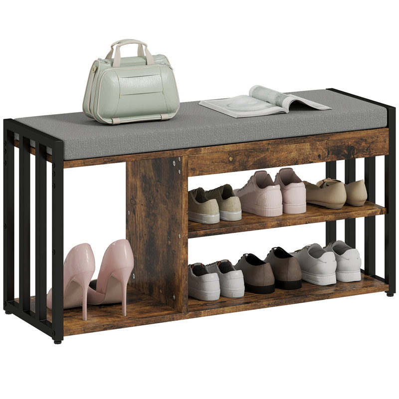 9 Pair Shoe Storage Bench