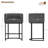Modern Upholstered Counter Stool with Metal Frame-124062054