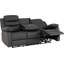 5 Seater Faux Leather Electric Reclining Sofa-831389378