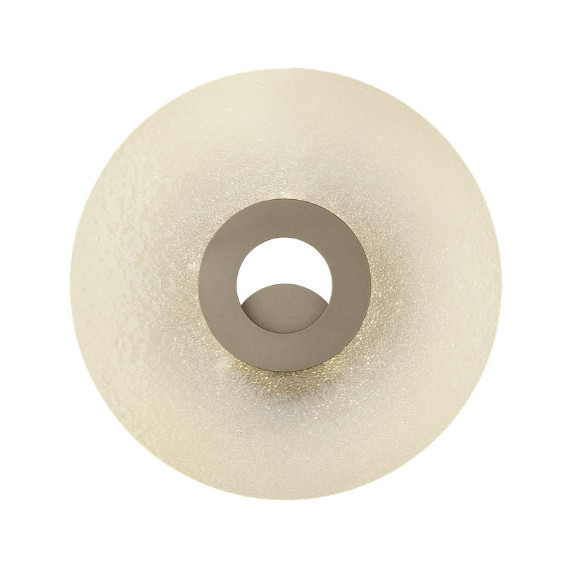 Orbit 1 - Light LED Flush Mounted Sconce, Soft Gold, Large