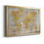 Toile encadrée de qualité supérieure Golden World - prête à être accrochée-1098403650-1098403649