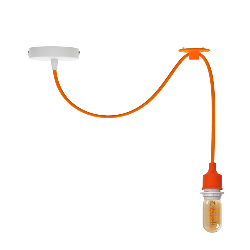 Mayview 1 - Light Single Pendant, No, Orange