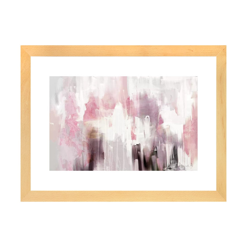 «Blush» par Dan Hobday - reproduction d'art, H 16 po x l 24 po x P 1 po, Papier encadré naturel