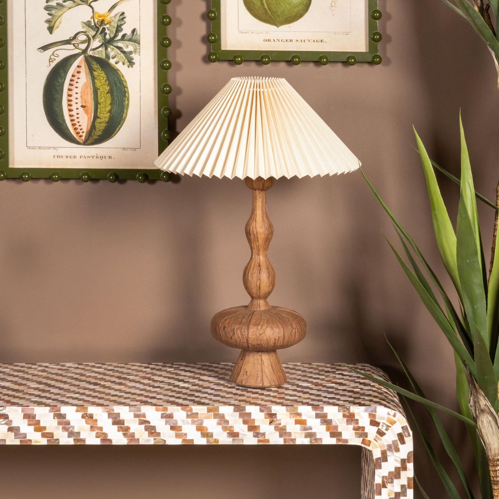Resin Table Lamp