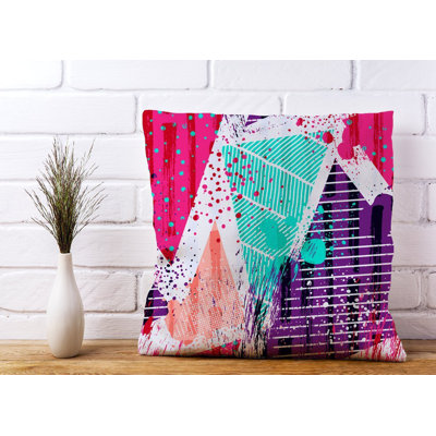 Jamille Abstract Square Cushion