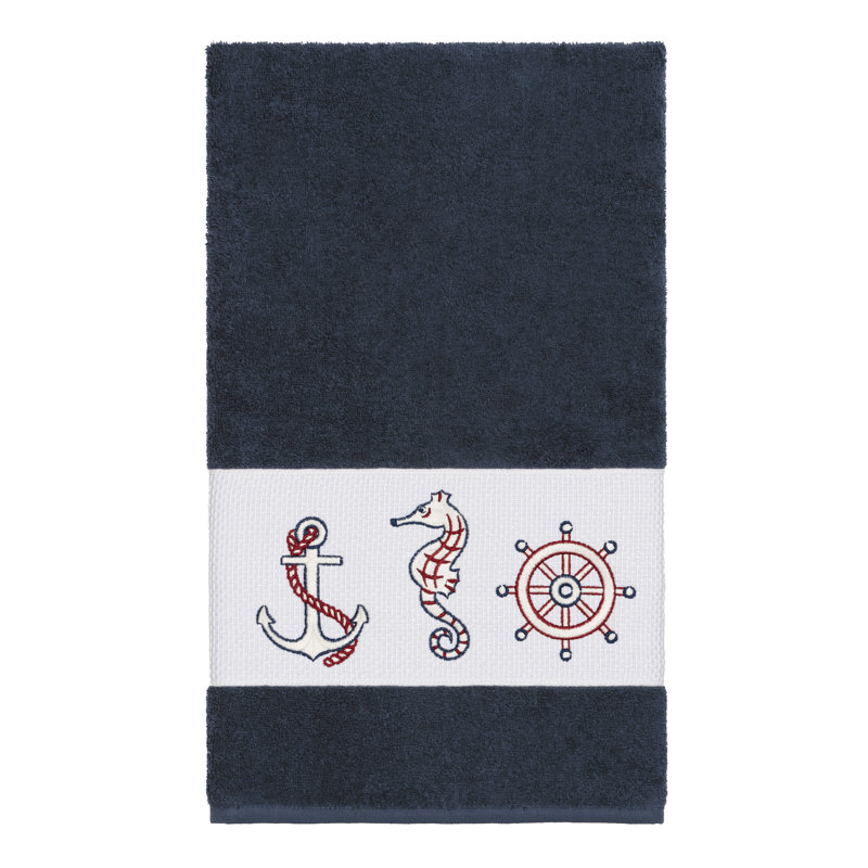 Easton Turkish Cotton Midweight Bath Towel, Midnight Blue