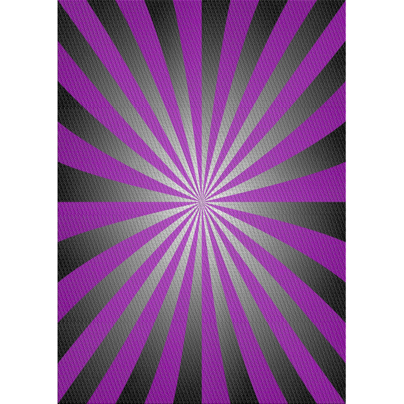 Noir/mauve Tapis décoratif, Rectangle 5 pi x 7 pi
