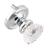 Classic Rosette with Crystal Door Knob