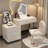 Makeup Vanity with Light mirror,5 drawers,Power Outlet