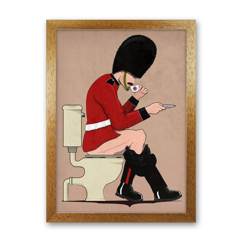 Soldier - Print, 42cm H x 30cm W x 3cm D, Oak Framed