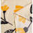 Cream and Yellow Floral Tulips Sheet Set-1467991785
