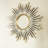 33'' Gemme Mirror, Luxury Style PU Sunburst-shaped Art Decorative Mirror, Suitable for Bathroom, Bedroom, Living Room, Corridor, Entryway