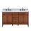 Madison 60" Double Bathroom Vanity with Carrara Marble Top