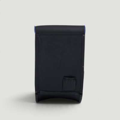 Chaise berçante de jeu pliable avec lumières à DEL RVB, siège de jeu vidéo ergonomique avec alimentation USB, similicuir et revêtement en filet