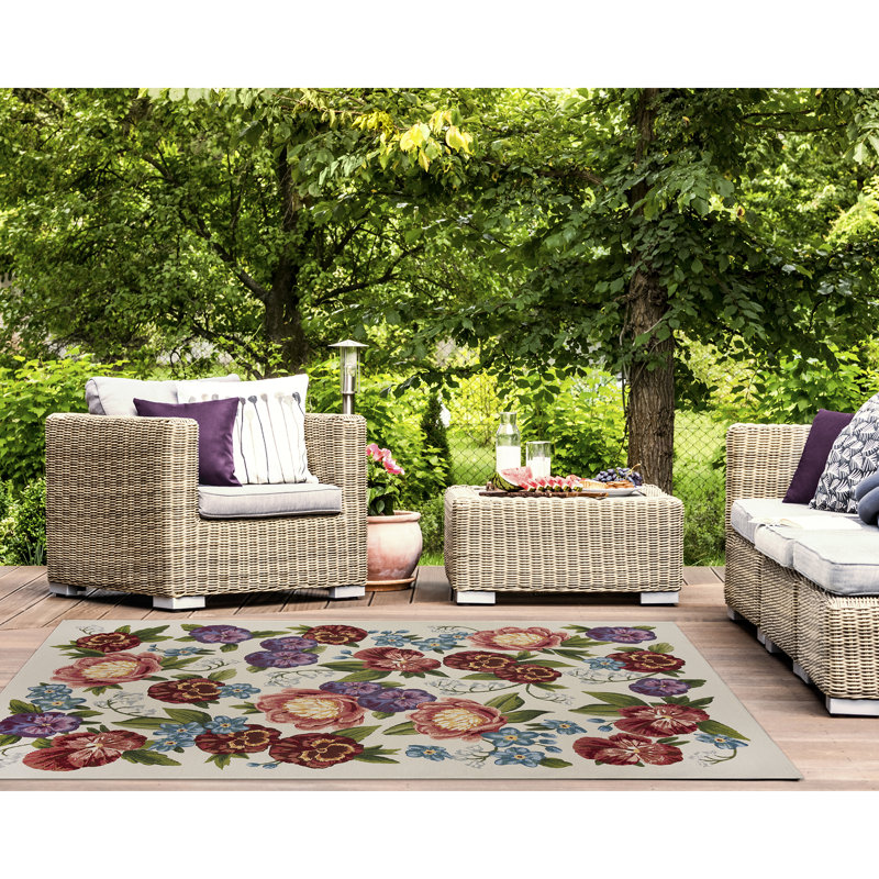 Tapis intérieur / extérieur Kincaid, Rectangle 7 pi 10 po x 9 pi 10 po