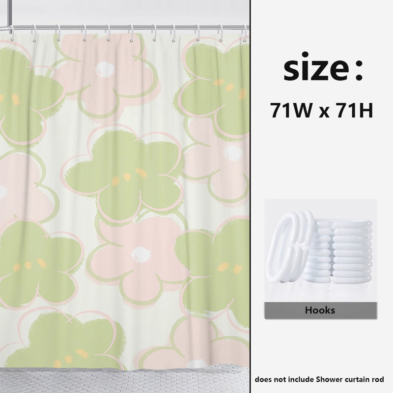 Rideau de douche en polyester