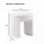 Teddy Fabric Round Top Round Accent Stool-876779914