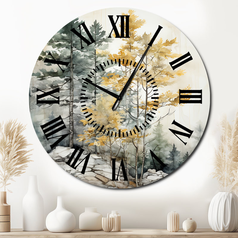 Horloge murale Forest, Surdimensionné