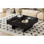 Table basse en bois avec tiroirs-268996562