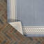 Tapis intérieur / extérieur bleu / crème Cisse Classic-69806992