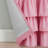 Eclipse Blackout Curtains, Tiered Ruffle Kids Curtains, 84 in x 40 in, Thermaback 100% Blackout Curtains with Rod Pocket Header, Curtains for Kids Room or Playroom, 1 Window Curtain, Pink -90727341-90727342
