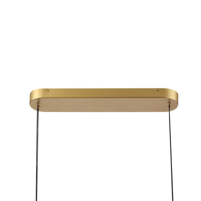 50'' Modern Gold Led Kitchen Island Pendant