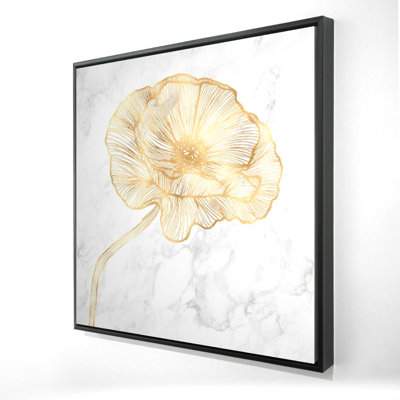 " Golden Poppy Flower "
