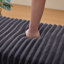 Footstool with Wooden Open Storage Shelf-1900434550
