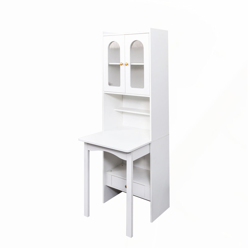 Bureau d'écriture convertible pliable, Blanc