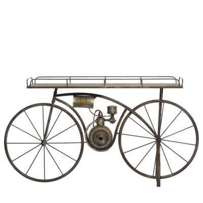 Support à plante d'intérieur et d'extérieur bronze vieilli