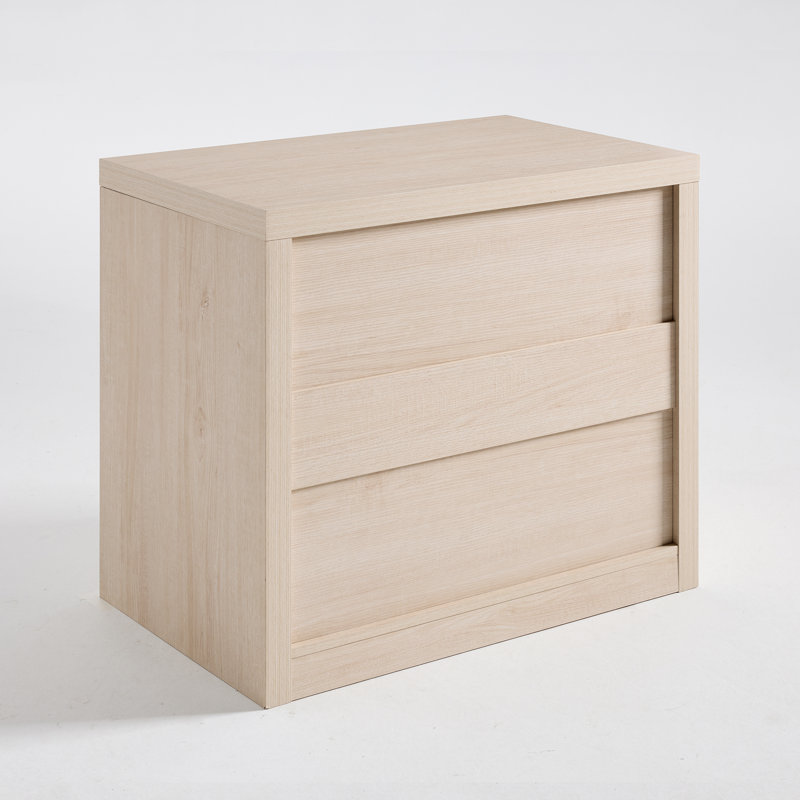 Table de chevet l 27 po Winslet, Ivoire blanc, Individuel
