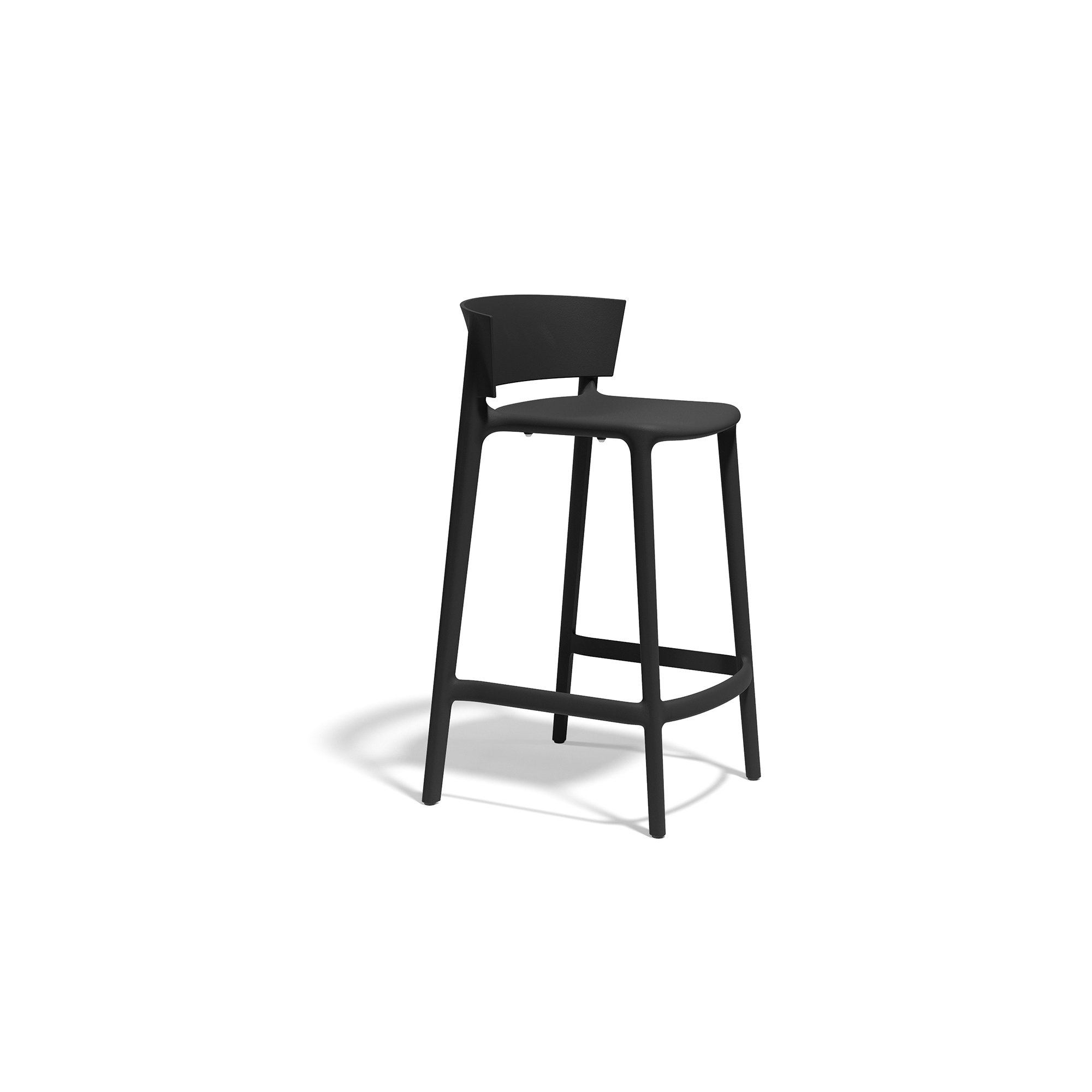 Africa Bar / Counter Stool, Counter Stool (26'' Seat Height), Black