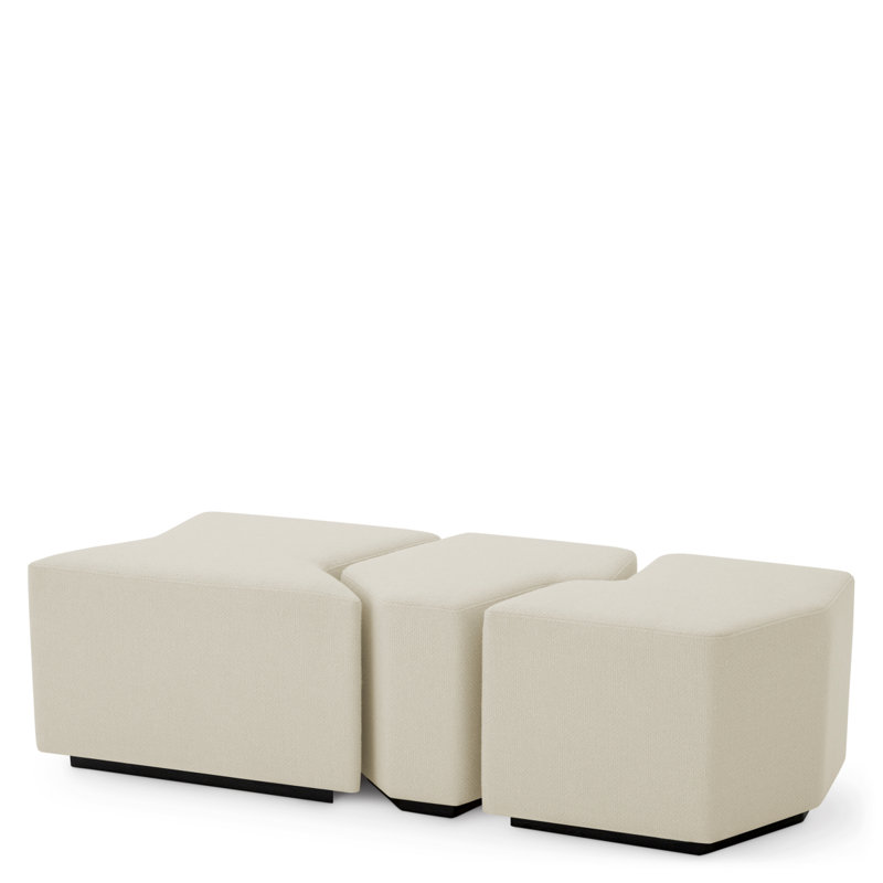 Solid + Manufactured Wood Accent Stool