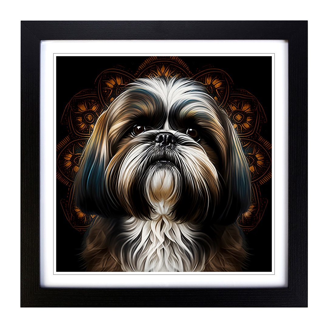Shih Tzu Ornamental - Framed Print