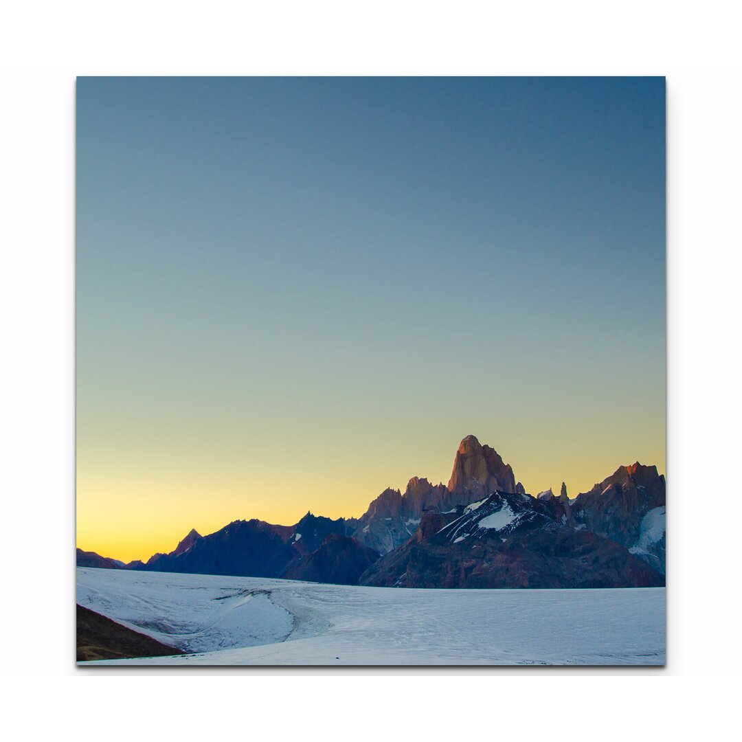 Leinwandbild Mount Fitz Roy im Sonnenaufgang – Anden