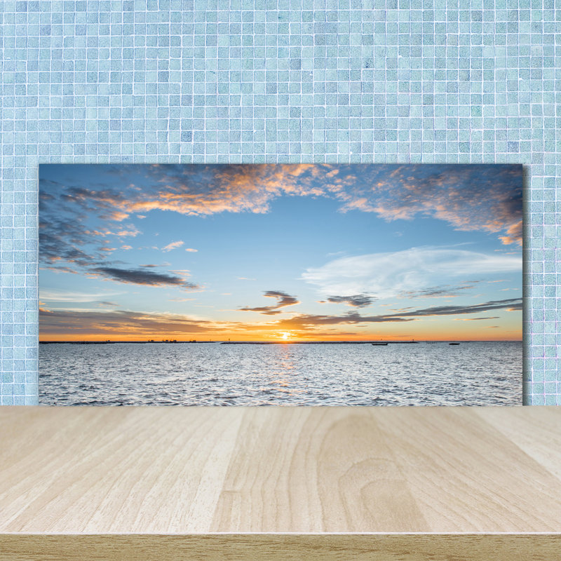 50cm W x 100cm L Glass Peel and Stick Panel