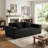 Boneless Brinae Upholstered Boneless Sofa Loveseat with 2 Cup Holders-440767384