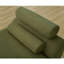 Velours côtelé modulaire, 6, avec accoudoirs, bricolage, comprend des coussins lombaires et pour le cou pour une détente exceptionnelle - tissu avec accoudoirs, 6 avec support