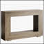 Console 47 po Farmhouse avec rangement - Table d'entrée étroite et rustique avec tablette ouverte, décor industriel pour intérieurs modernes