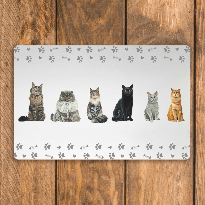 Napperon Six Cats