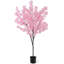 Primrue 6.5 Ft Tall Artificial Cherry Blossom Tree With 900 Pink Flowers Cement-filled-835791124