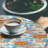 East Urban Home Cartoon Fitted Round Tablecloth Diameter Dark Orange Multicolor-1016932743