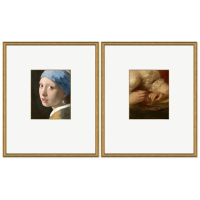 Johannes Vemeer Paintings Print by Johannes Vemeer