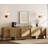Adora 3-Piece Sideboard Buffet With Storage, Mid-Century Modern 126" Wood Credenza With Doors And Adjustable Shelves For Kitchen,Living Room-1770822176