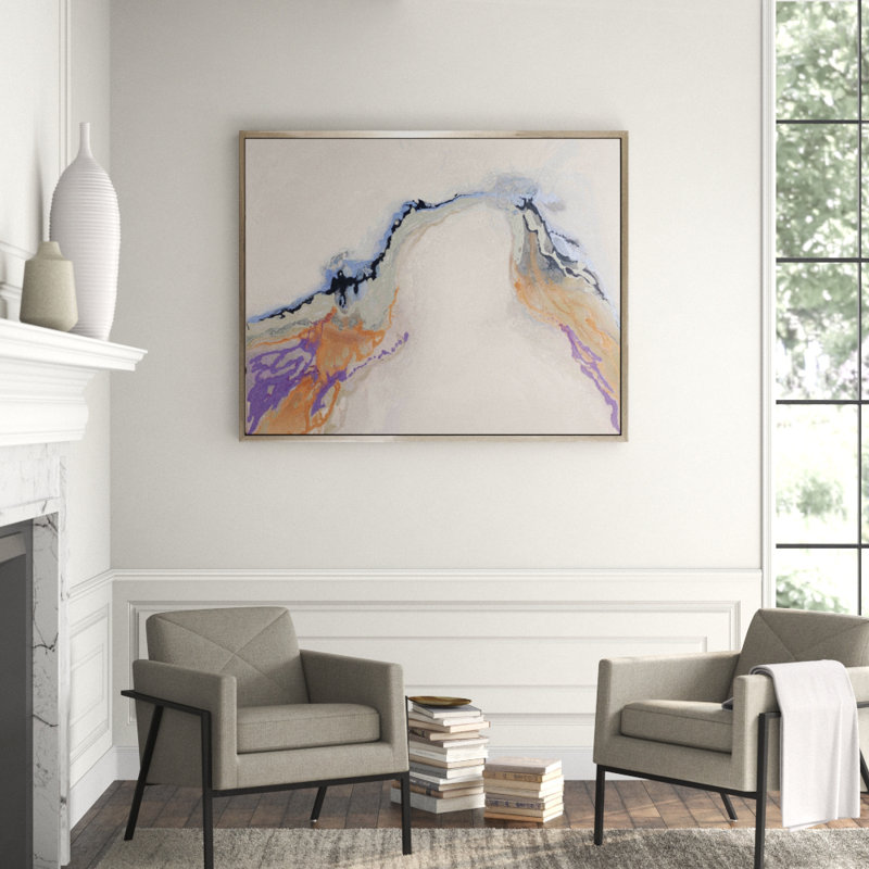 The River Runs Through It Painting, 48" H x 72" W x 2.25" D