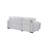 ford light grey/white reversible pull out sofa bed