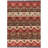 Provincetown Southwestern Flatweave Wool Multicolor Area Rug-1211161588